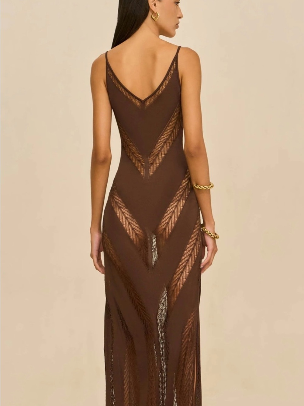 Cult Gaia Elza Knit Dress in Luwak - Picture 3 of 4